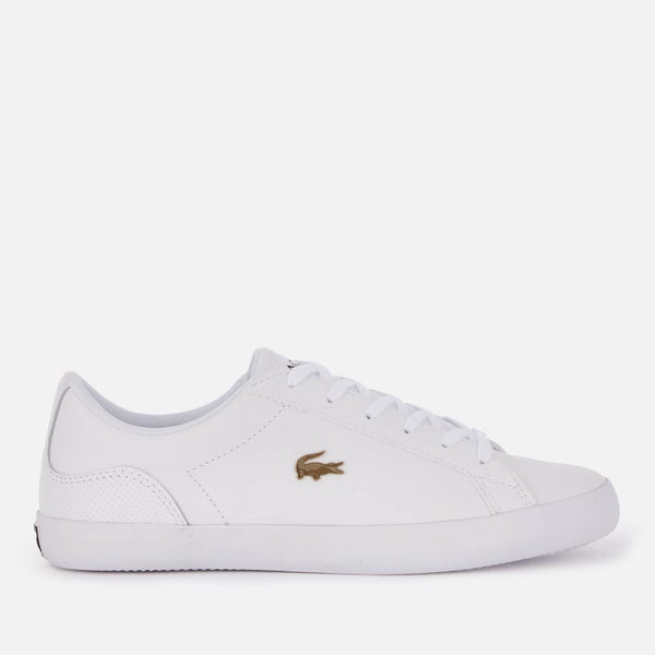 Lacoste Women's Lerond 0120 2 Leather Low Top Trainers - White/White