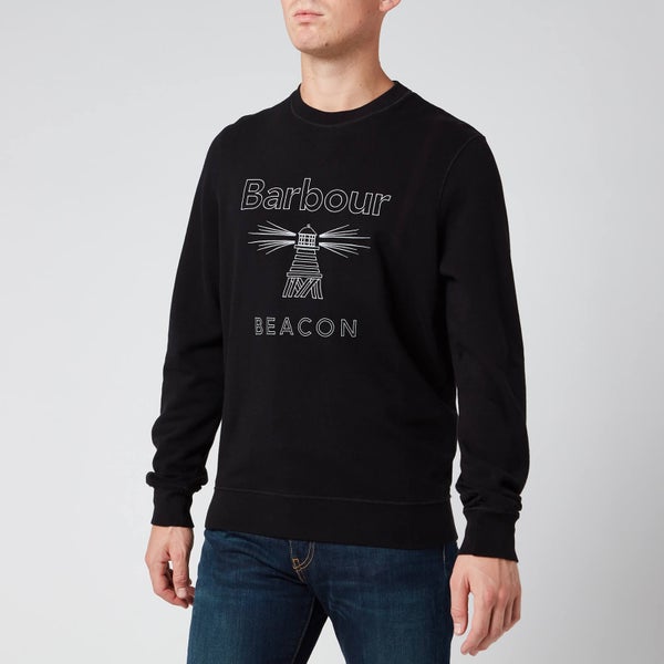 Barbour Beacon Men's Rowan Crewneck Sweatshirt - Black