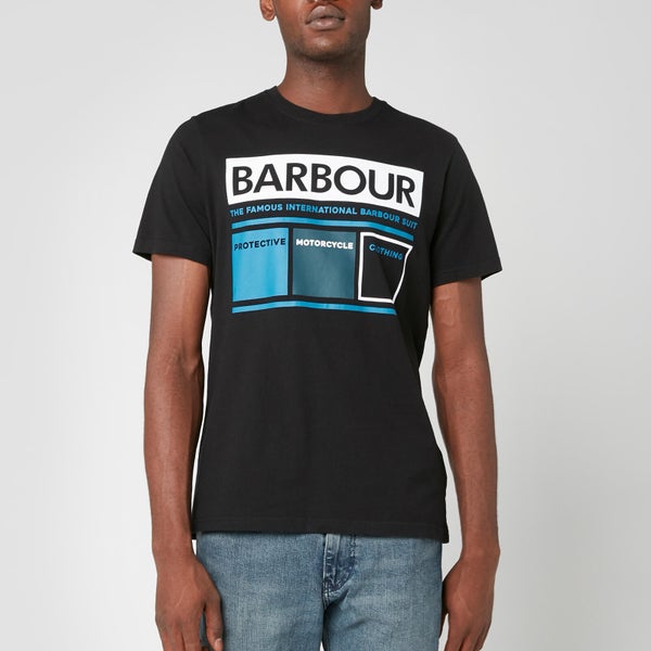 Barbour International Men's Squares T-Shirt - Black