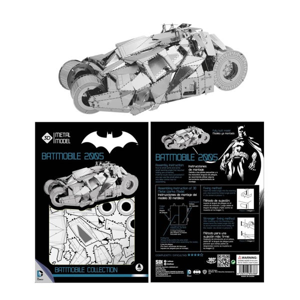 DC Comics DC Universe Kit du modèle en métal 3D Batmobile 2005