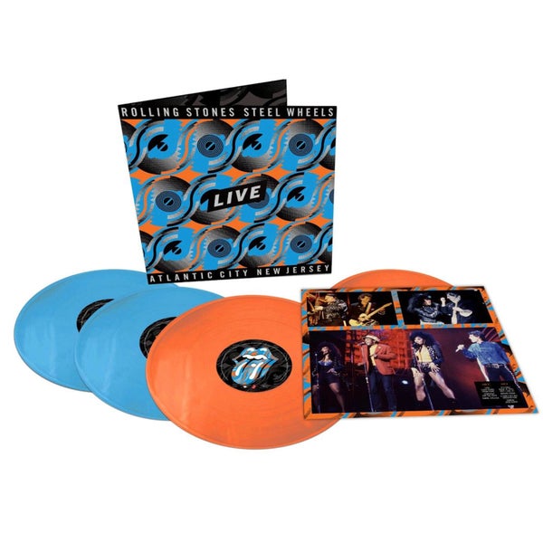 The Rolling Stones - Steel Wheels Live - Atlantic City, New Jersey Limited Edition Coloured Vinyl Box Set Set