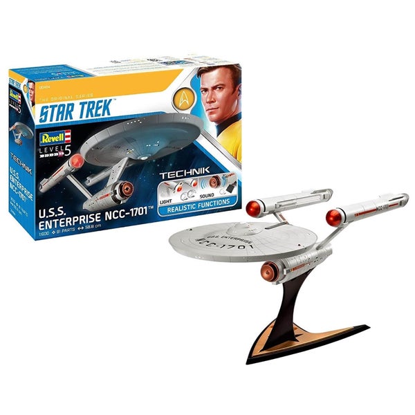 Revell Technik Star Trek USS Enterprise NCC-1701 Model (Schaal 1:600)