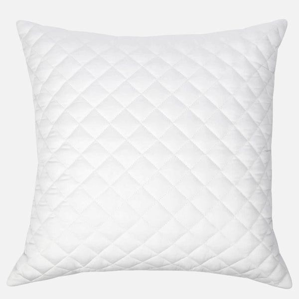 ïn home Diamond Quilted Cushion - White