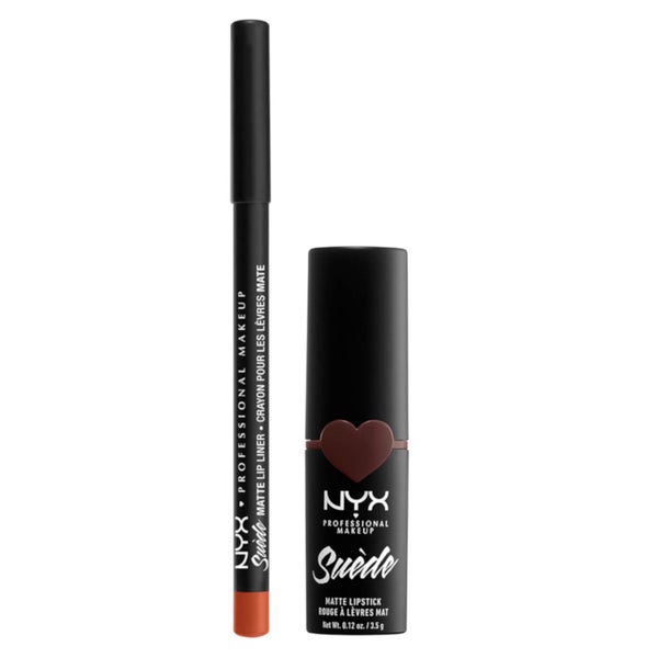 NYX Professional Makeup Suede Lip Kit - Cold Brew True Brown