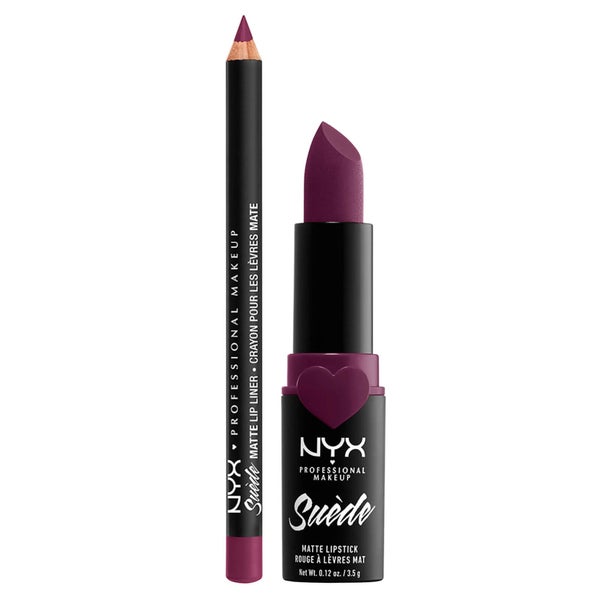 NYX Professional Makeup Suede Lip Kit - Girl, Bye Berry
