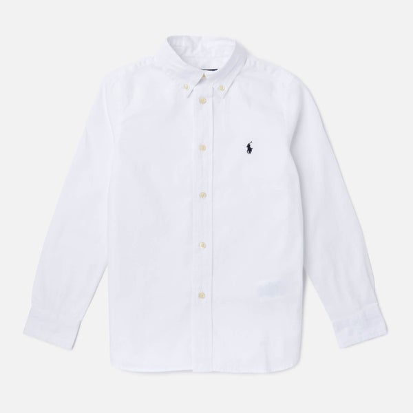 Polo Ralph Lauren Boys Slim Fit Shirt - White