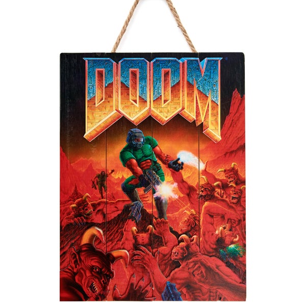 Doctor Collector DOOM Classic Wood Art - Limited Edition