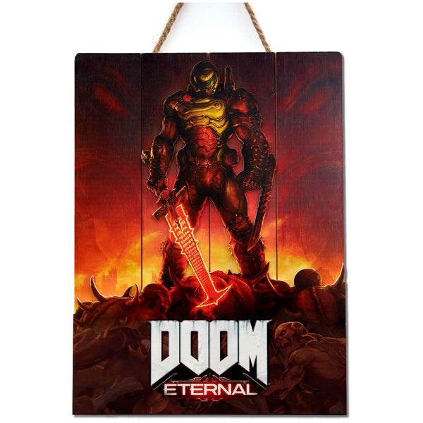 Doctor Collector DOOM Eternal Wood Art - Limited Edition
