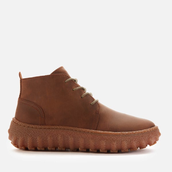Camper Men's Lace Up Ankle Boots - Medium Brown