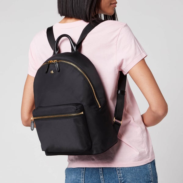 Lauren Ralph Lauren Women's Clarkson 27 Medium Backpack - Black