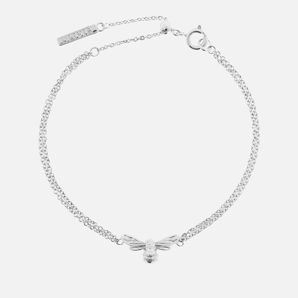 Olivia Burton Women's Lucky Bee Chain Bracelet - Silver