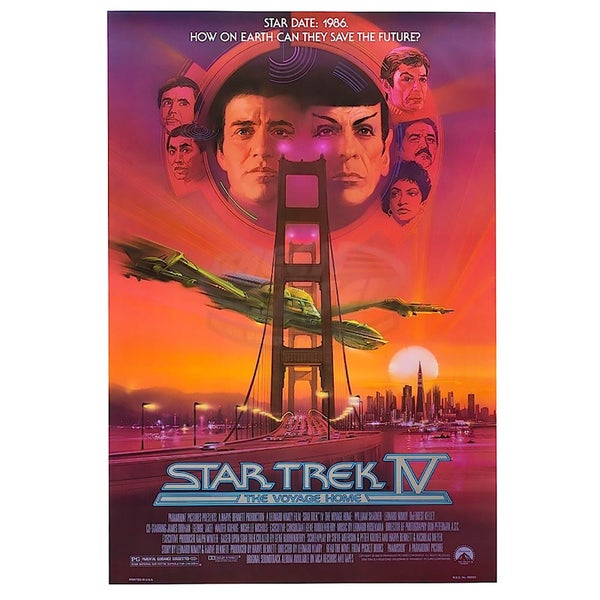 Poster Roman graphique Star Trek Voyage Home Poster