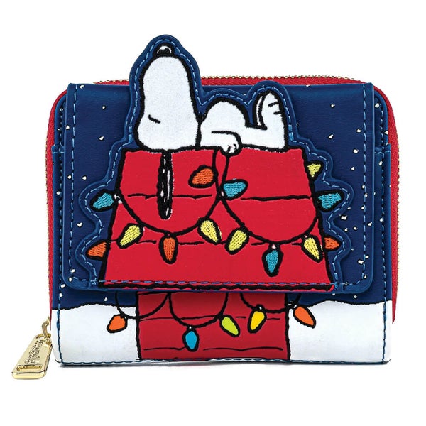 Loungefly Peanuts Holiday Snoopy House Wallet