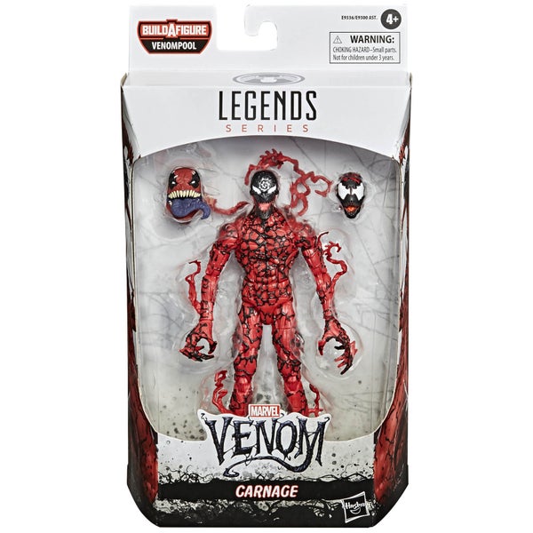 Hasbro Marvel Legends Venom Carnage 6 Inch Action Figure