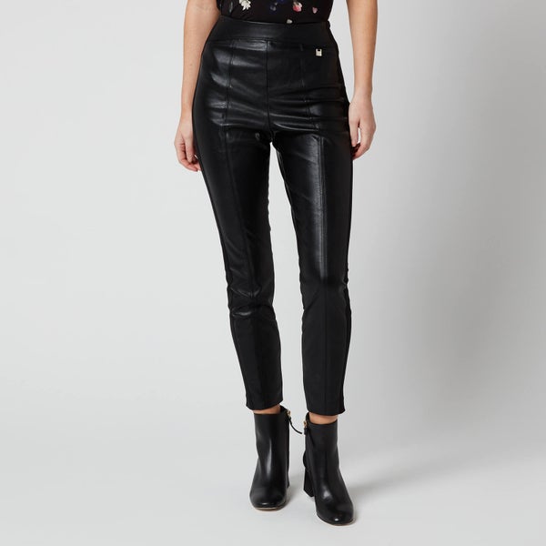 Ted Baker Women's Vllada Faux Leather Trousers - Black