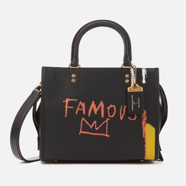 Coach 1941 Women's Coach X Basquiat Famous Crown Rogue Bag 25 - Black