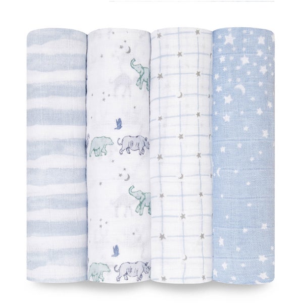 aden + anais Classic Swaddles - Rising Star (4 Pack)