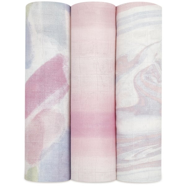 aden + anais Silk Soft Swaddles - Florentine (3 Pack)