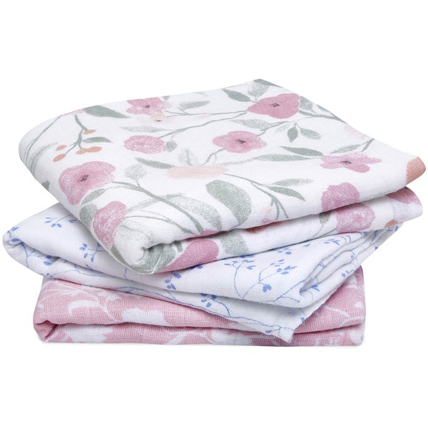 aden + anais Cotton Muslin Squares - Ma Fleur (3 Pack)