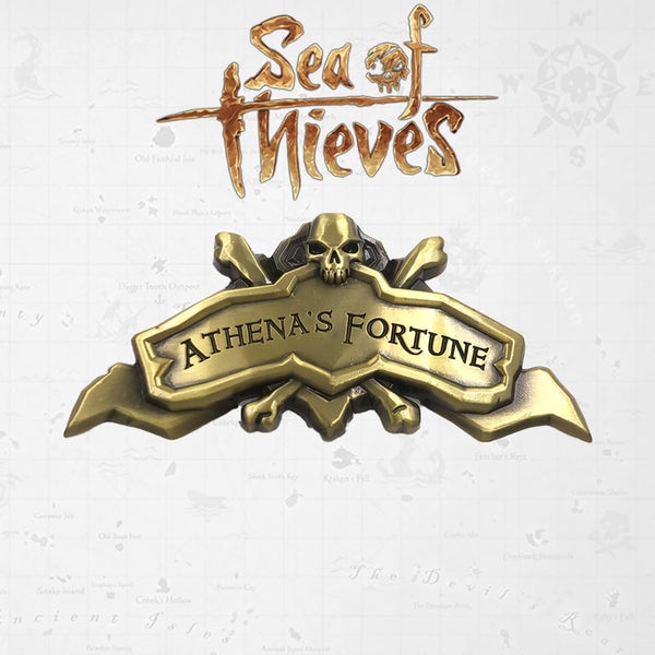 Sea of Thieves Réplique Plaque de bateau Athena Fortune en Édition limitée