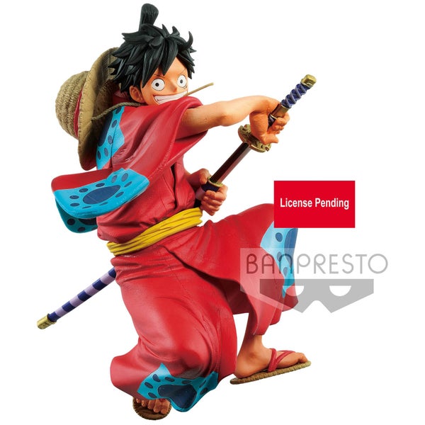 Banpresto One Piece King of Artist The Monkey D. Luffy-Wanokuni Figuur