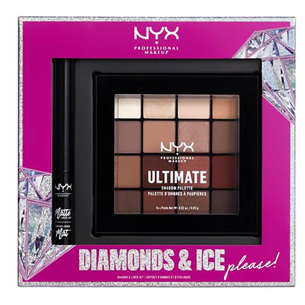 NYX Professional Makeup Diamonds and Ice Please Gift Set (Worth £30.00)
