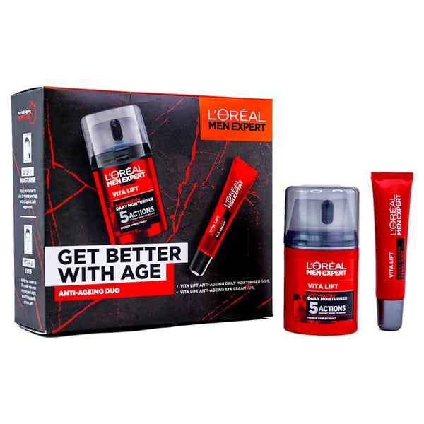 L'Oreal Paris Men Expert Get Better With Age Anti-Ageing Duo Giftset (Worth £20.00)