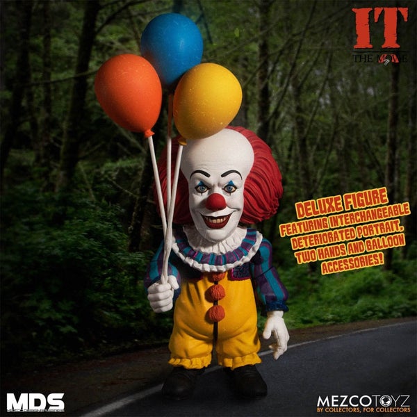 Mezco Stephen Kings IT 1990 MDS Deluxe Action Figure Pennywise 15 cm