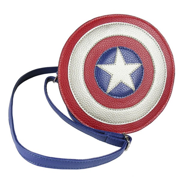 Marvel Avengers Captain America Sac à bandoulière en similicuir Shield