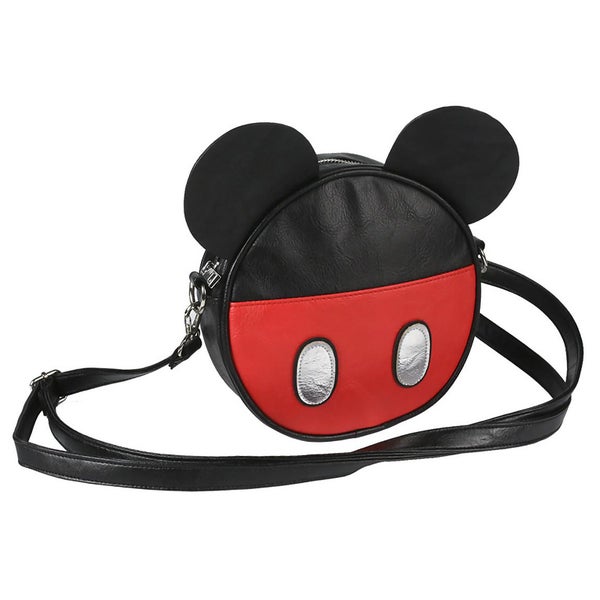 Disney Mickey Mouse with Ears Faux Leather Shoulder Bag