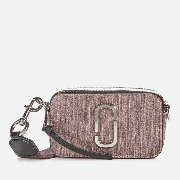 Marc Jacobs Women's Snapshot Glitter Bag - Pink