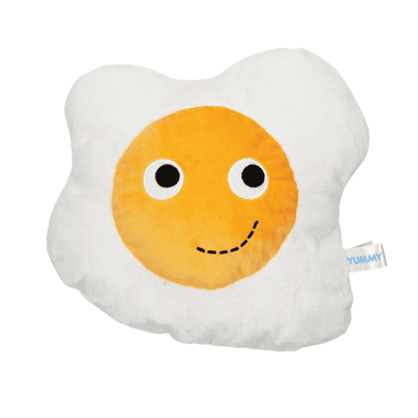 Kidrobot Yummy Breakfast Plush Egg Plush 16 Inch White