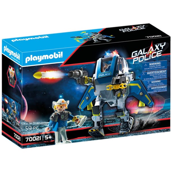 Playmobil Galaxy Robot et policier de l'espace (70021)