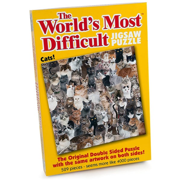 Cats The World's Most Difficult Jigsaw Puzzle (529 Teile)