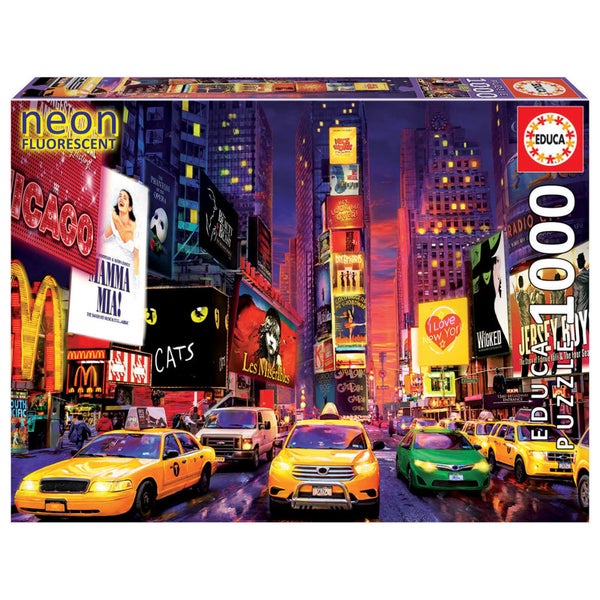 Neon Times Square Jigsaw Puzzle (1000 Pieces)