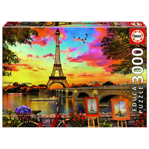Sunset in Paris Jigsaw Puzzle (3000 Pieces)