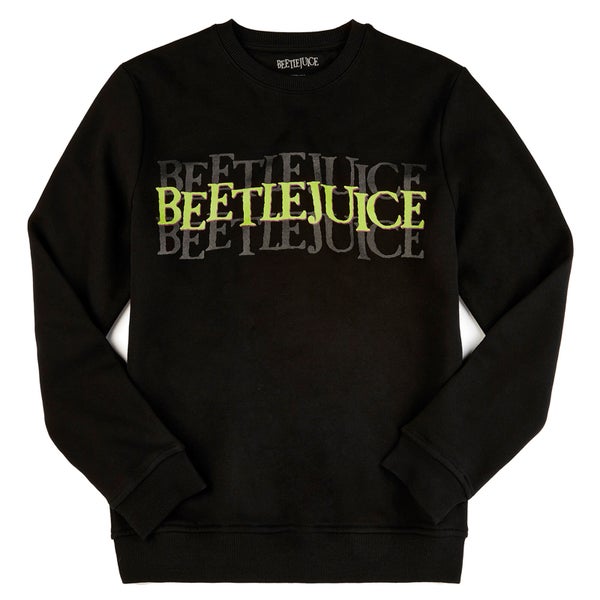 Beetlejuice Say It Three Times Sweatshirt - Black