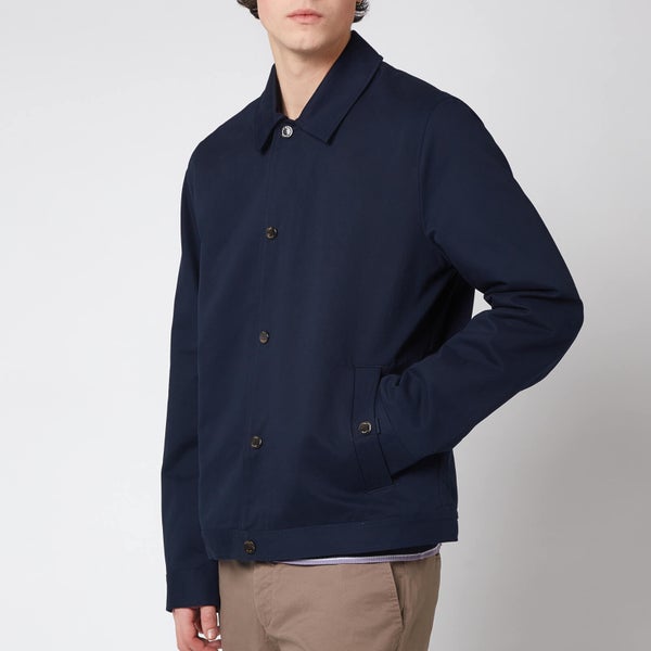 Ted Baker Men's Wear Cotton Harrington Jacket - Navy