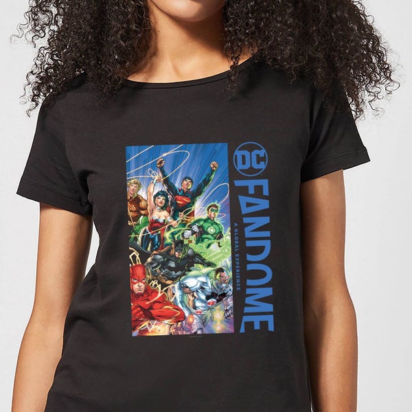 DC Fandome Justice League Women's T-Shirt - Black