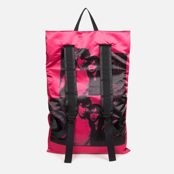 Eastpak Men's X Raf Simons Poster Satin Backpack - Black