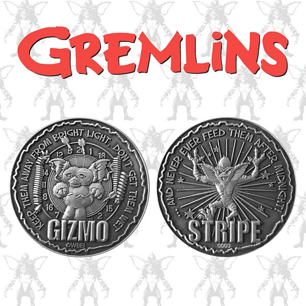 Gremlins Sammlermünze in limitierter Ausgabe