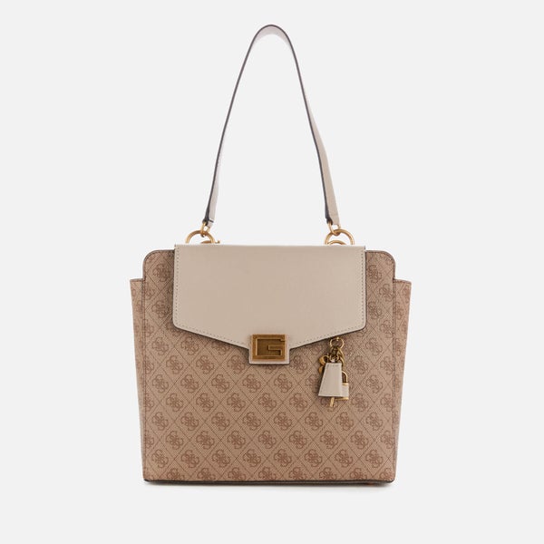 Guess Women's Valy Status Carryall - Latte