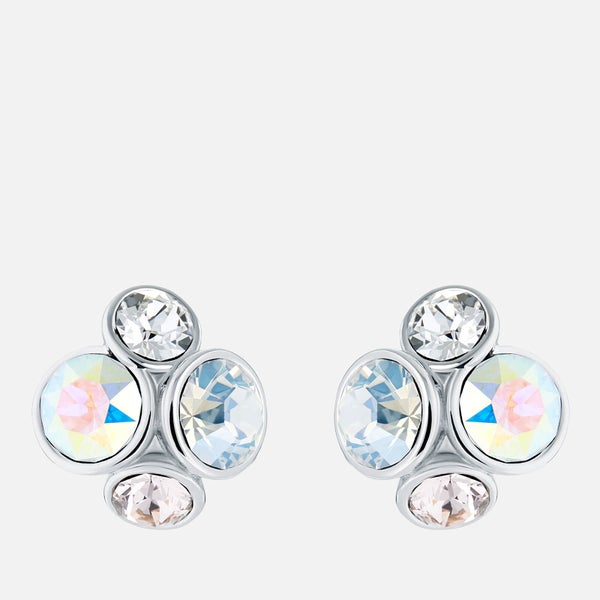 Ted Baker Women's Lynda: Jewel Cluster Stud Earrings - Silver/Crystal Multi