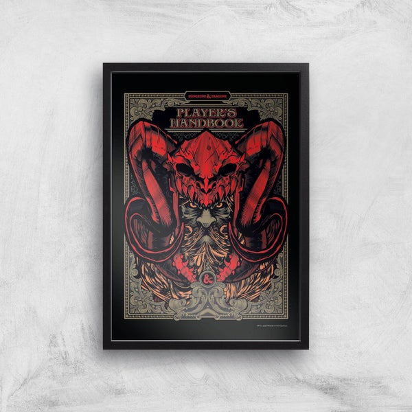 Dungeons & Dragons Players Handbook Giclee Art Print