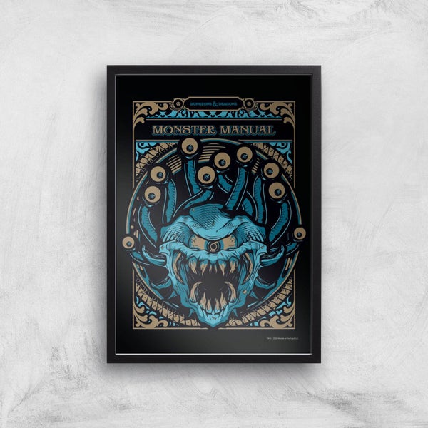 Donjons & Dragons Monster Manual Giclee Art Print