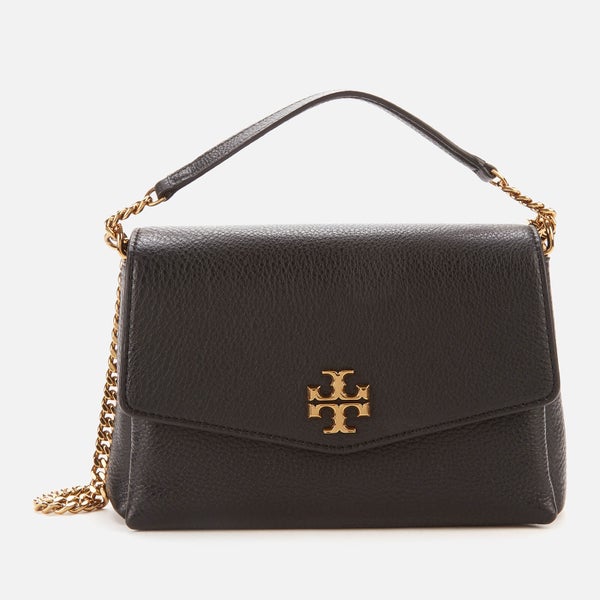 Tory Burch Women's Kira Pebbled Small Convertible Shoulder Bag - Black