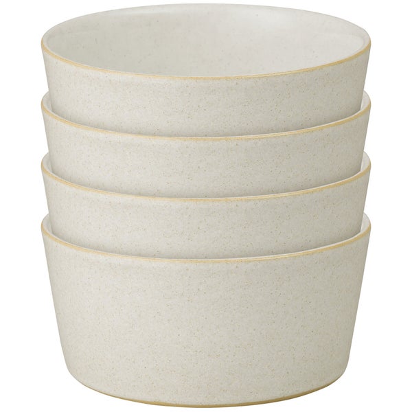 Denby Impression Cream Straight Bowls (Set of 4)