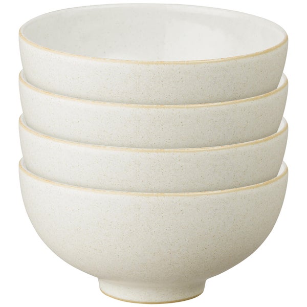 Denby Impression Cream Rice Bowls (Set of 4)