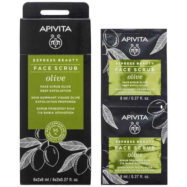 APIVITA Express Beauty Face Scrub with Olive 12 x 0.27 fl.oz