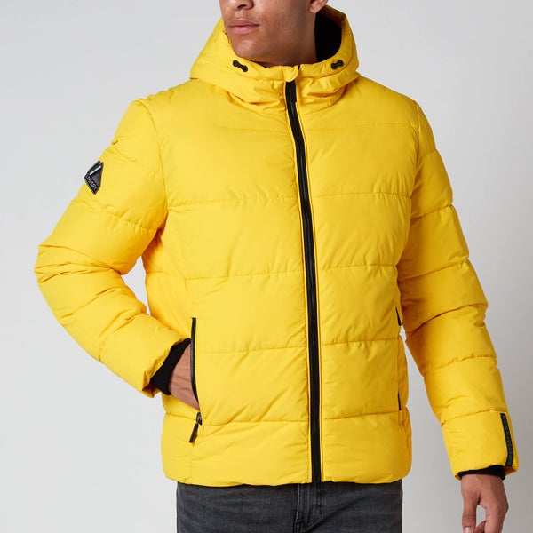Superdry Men's Sports Puffer Jacket - Yellow